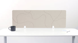 Large Latte Desk Divider