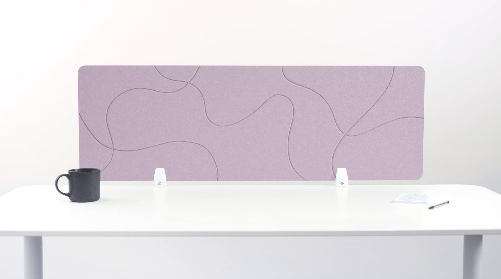 Large Lilac Desk Divider