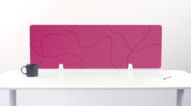 Large Raspberry Desk Divider