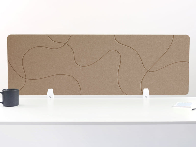 Timber Topo Large Desk Divider