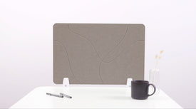 Small Ash Desk Divider