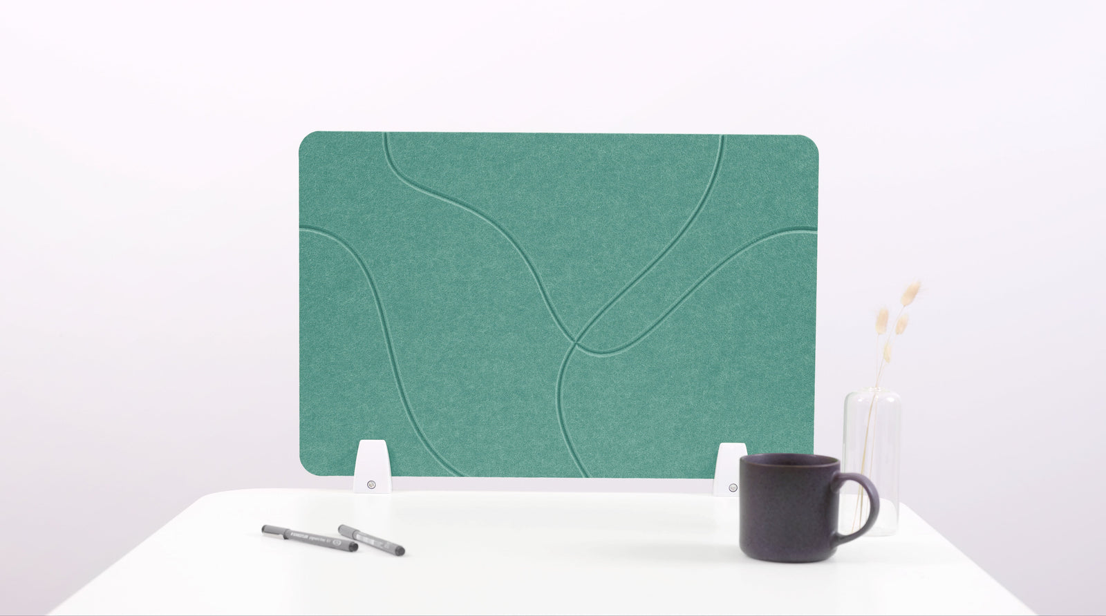 Small Mint Desk Divider