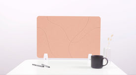 Small Coral Desk Divider