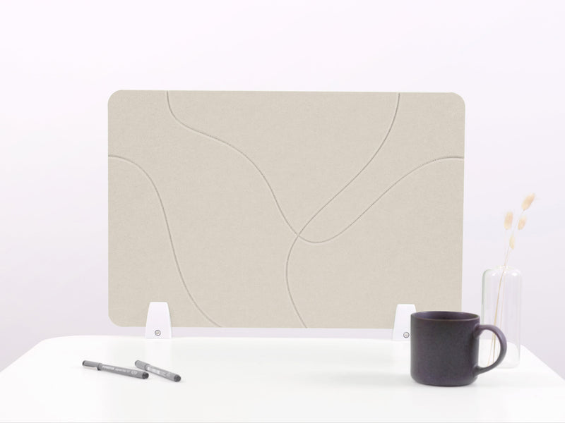 Latte Topo Small Desk Divider