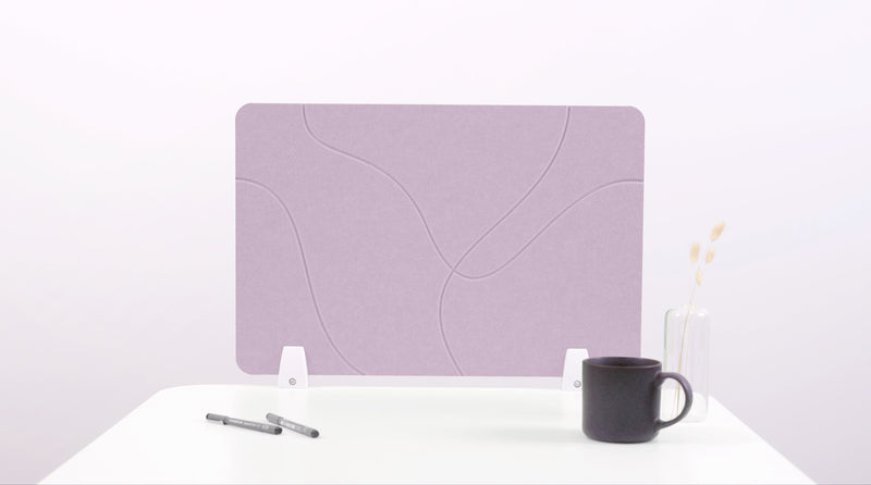 Lilac Desk Divider