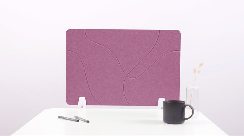 Plum Desk Divider