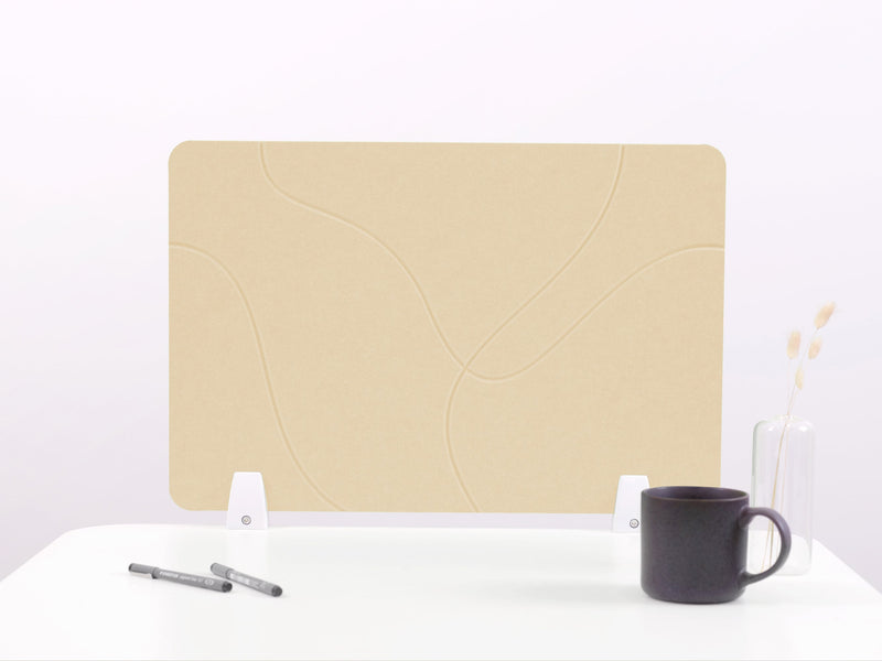 Porcelain Topo Small Desk Divider