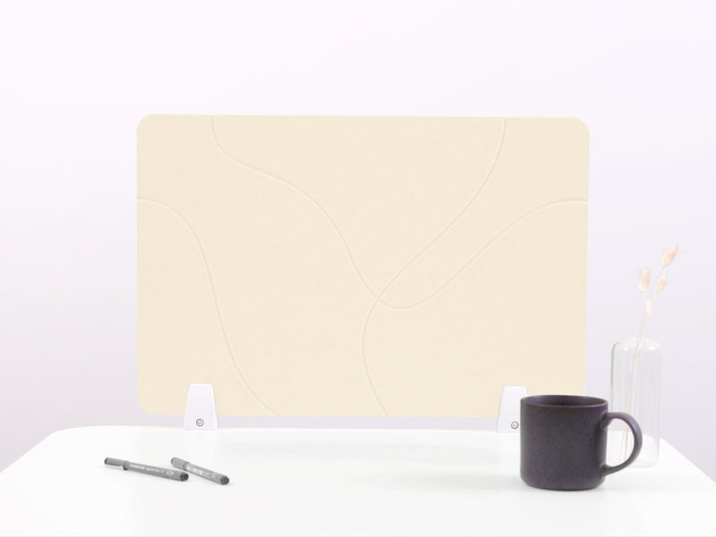 Ivory Topo Small Desk Divider