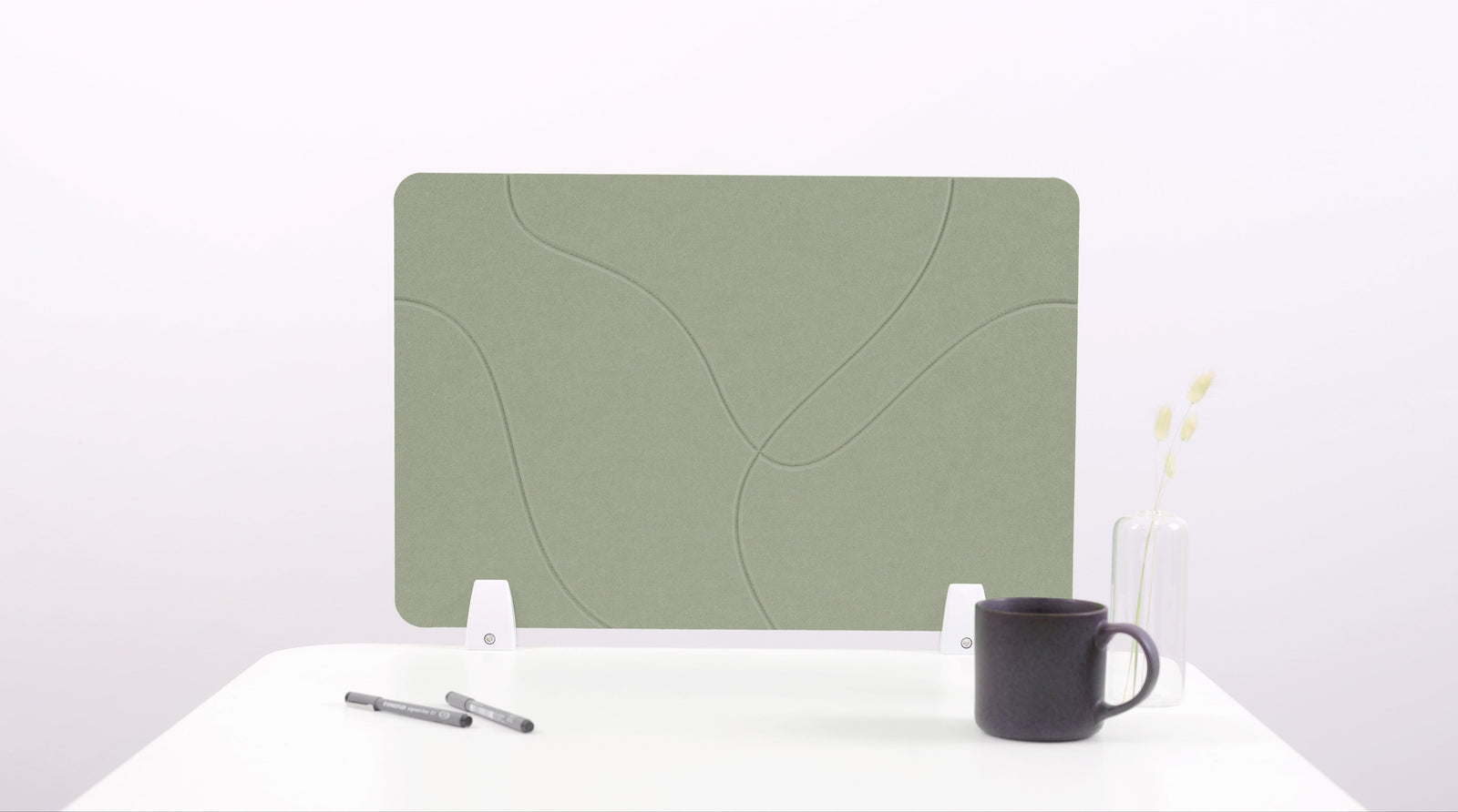Small Sage Desk Divider