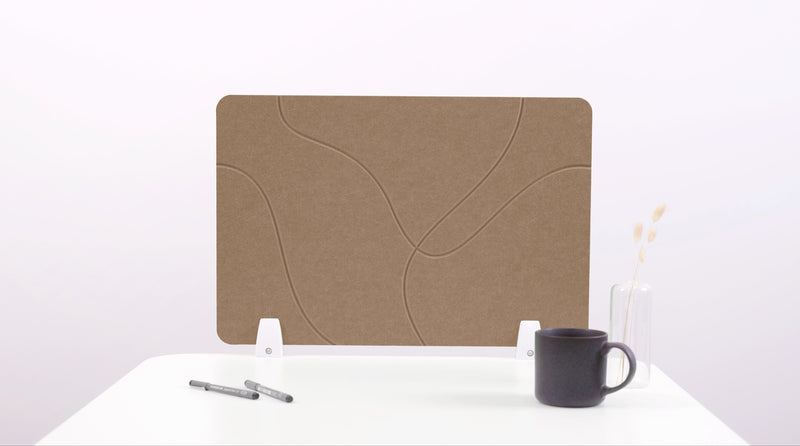 Timber Desk Divider