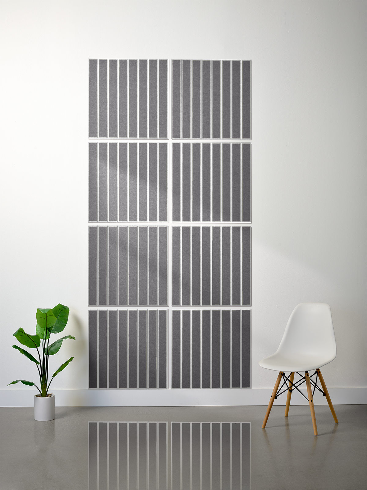 18mm Layered Engraved 2'x2' Tile – Large Parallel (Set of 8)