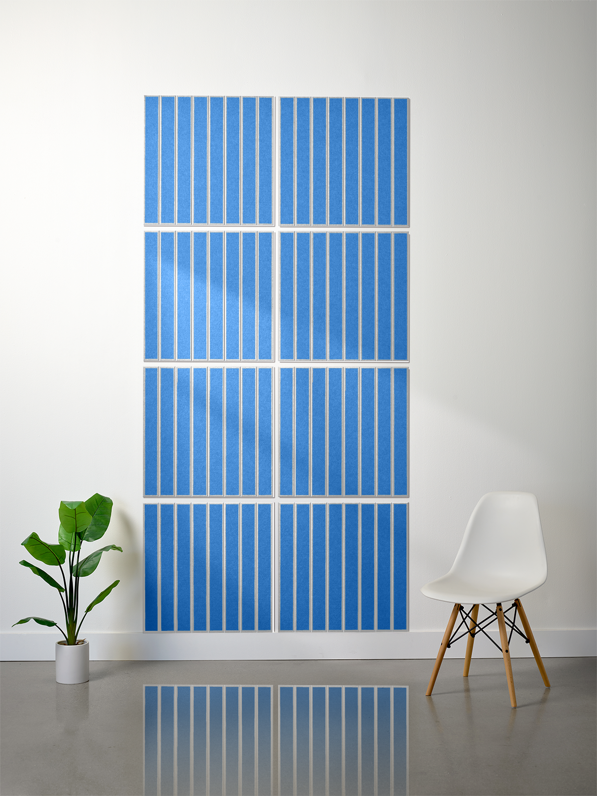 18mm Layered Engraved 2'x2' Tile – Large Parallel (Set of 8)