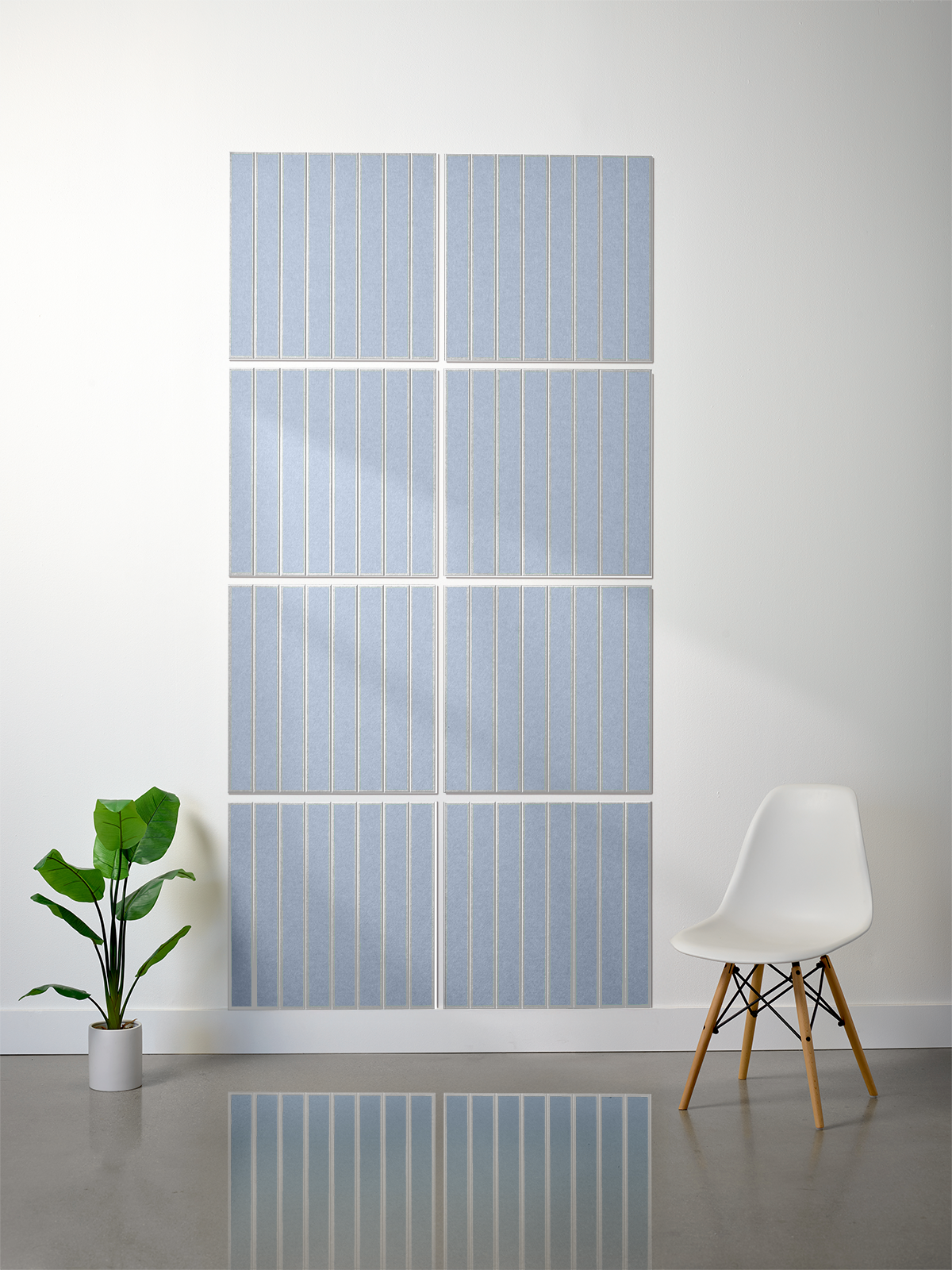 18mm Layered Engraved 2'x2' Tile – Large Parallel (Set of 8)
