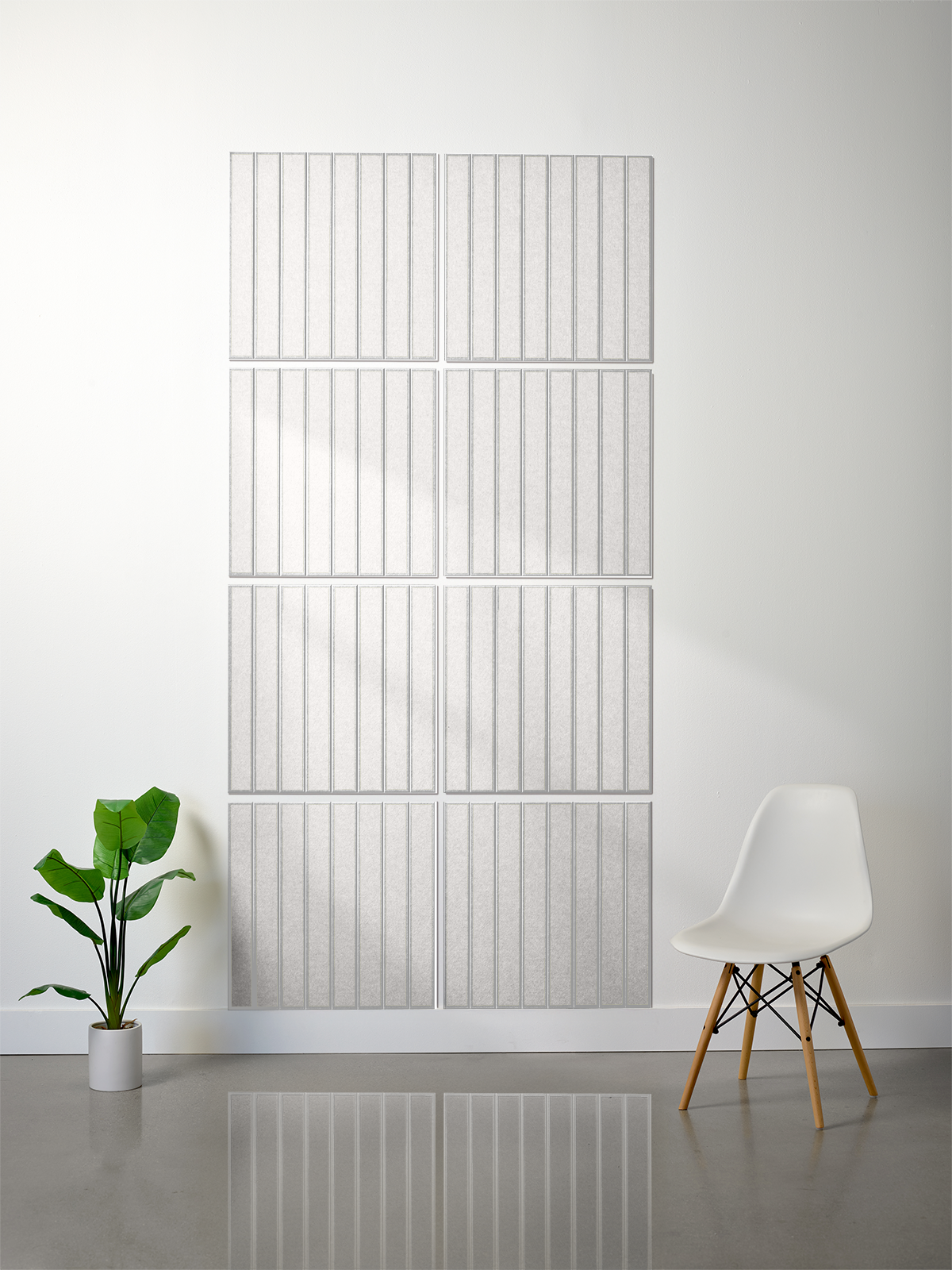 18mm Layered Engraved 2'x2' Tile – Large Parallel (Set of 8)