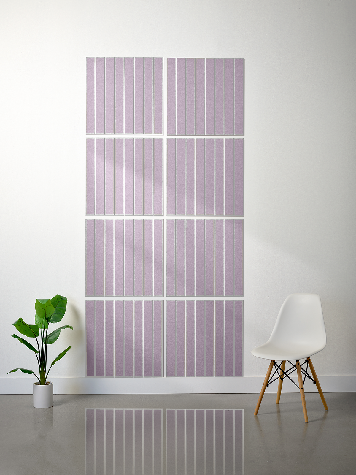18mm Layered Engraved 2'x2' Tile – Large Parallel (Set of 8)