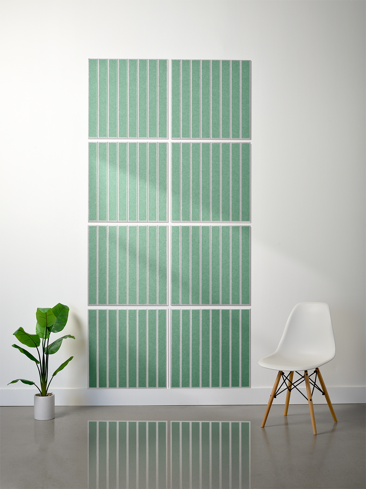 18mm Layered Engraved 2'x2' Tile – Large Parallel (Set of 8)