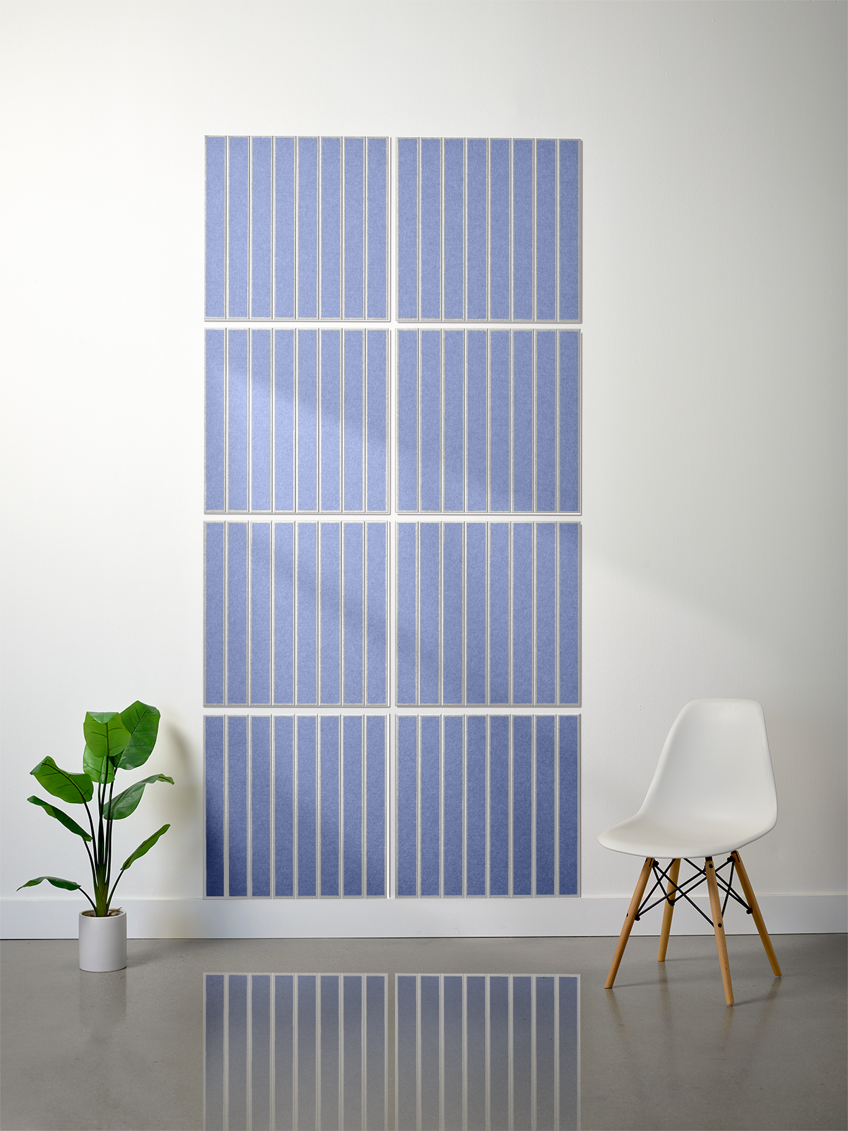 18mm Layered Engraved 2'x2' Tile – Large Parallel (Set of 8)