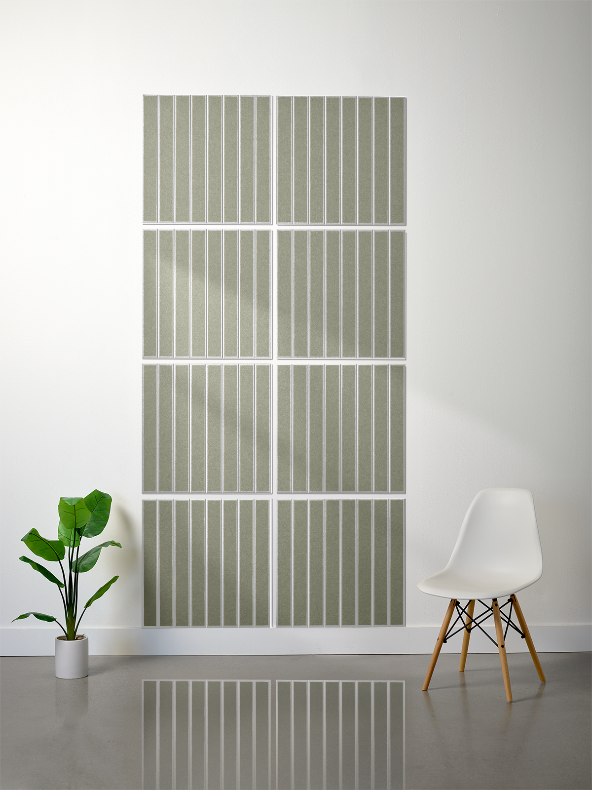 18mm Layered Engraved 2'x2' Tile – Large Parallel (Set of 8)