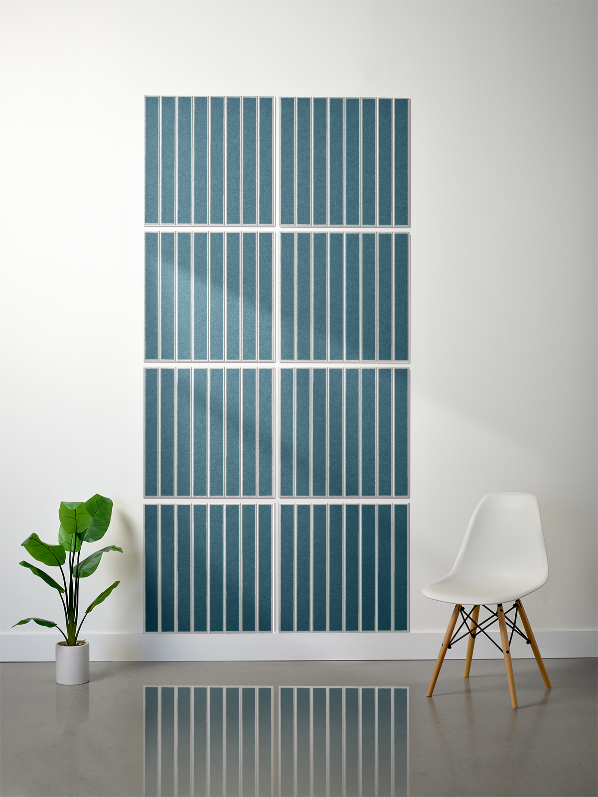 18mm Layered Engraved 2'x2' Tile – Large Parallel (Set of 8)