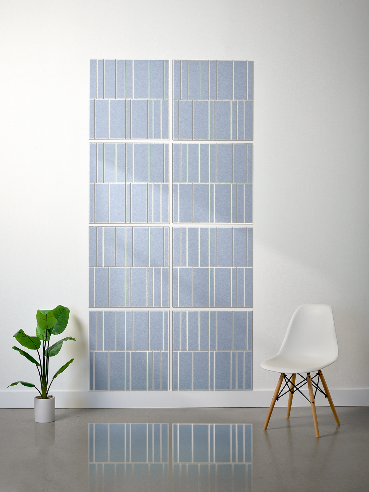 18mm Layered Engraved 2'x2' Tile – Offset (Set of 8)