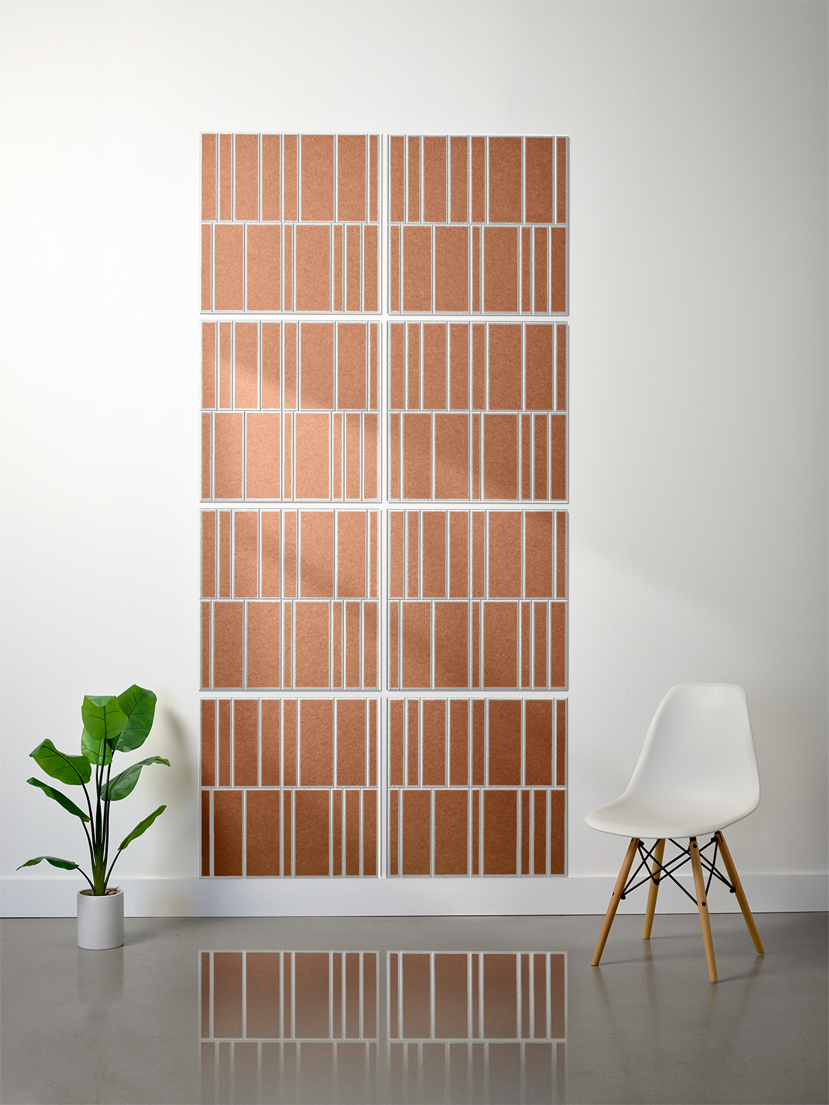 18mm Layered Engraved 2'x2' Tile – Offset (Set of 8)