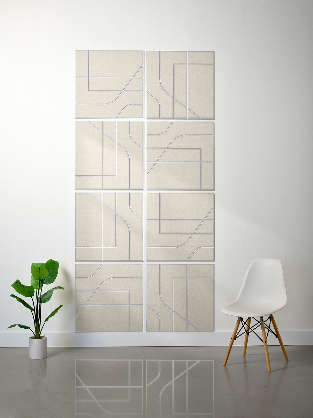 18mm Layered Engraved 2'x2' Tile – Subway (Set of 8)