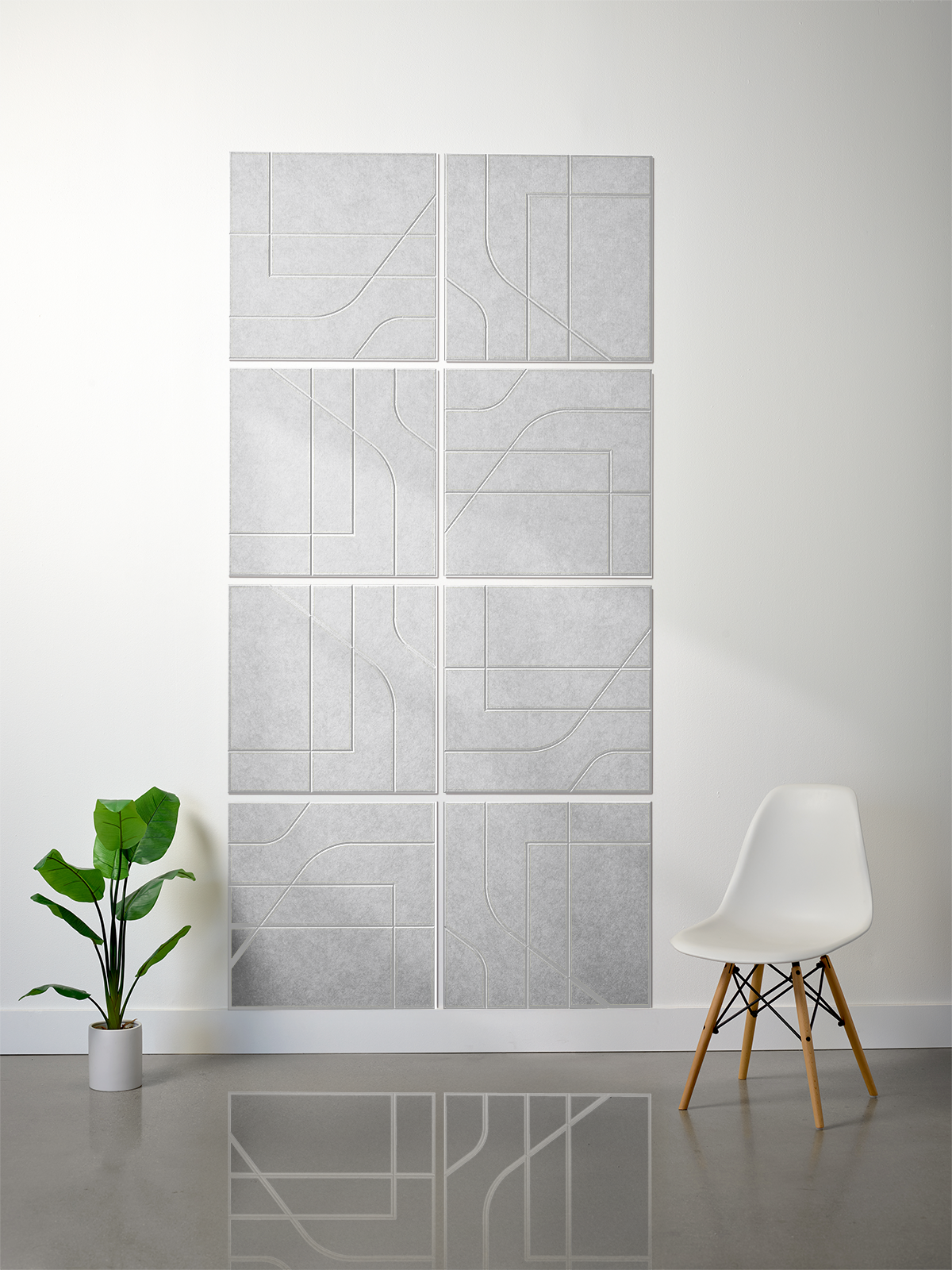 18mm Layered Engraved 2'x2' Tile – Subway (Set of 8)