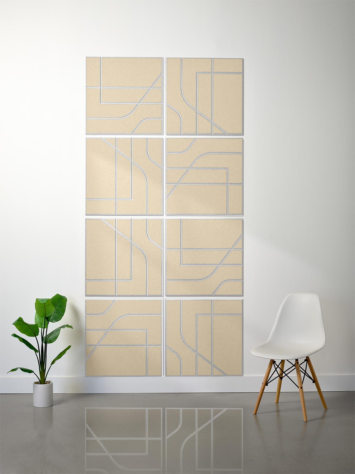 18mm Layered Engraved 2'x2' Tile – Subway (Set of 8)