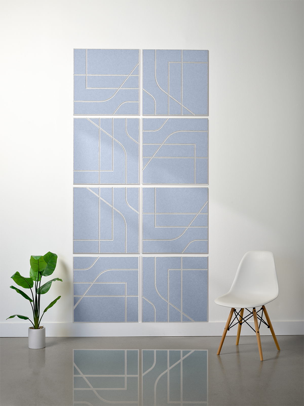18mm Layered Engraved 2'x2' Tile – Subway (Set of 8)