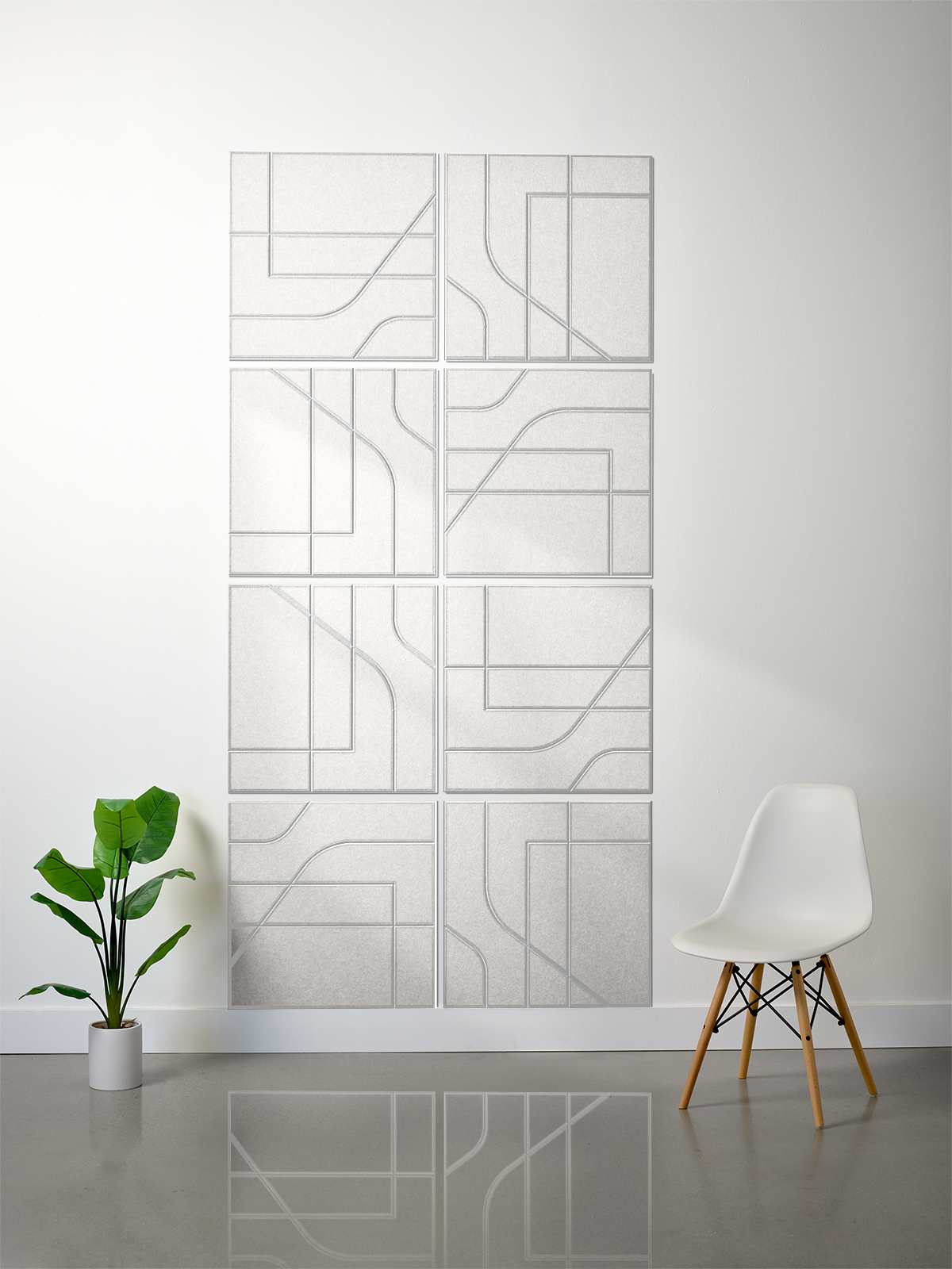 18mm Layered Engraved 2'x2' Tile – Subway (Set of 8)