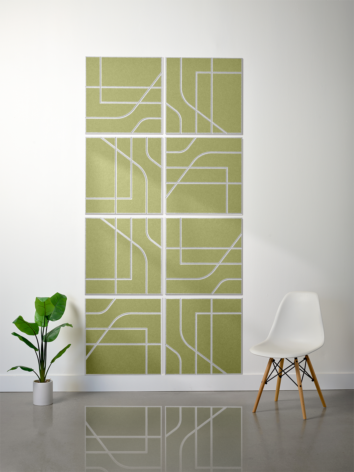 18mm Layered Engraved 2'x2' Tile – Subway (Set of 8)