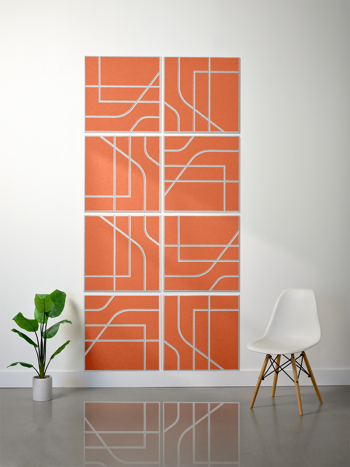 18mm Layered Engraved 2'x2' Tile – Subway (Set of 8)