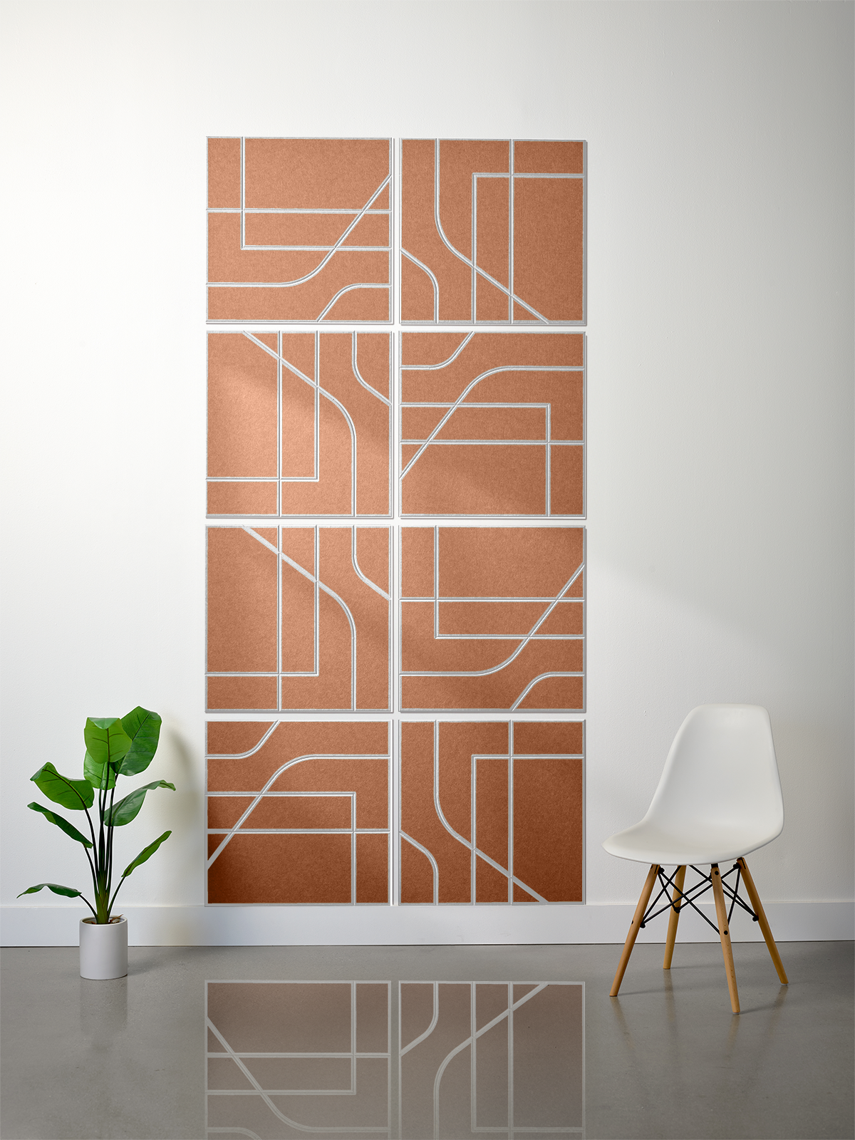 18mm Layered Engraved 2'x2' Tile – Subway (Set of 8)