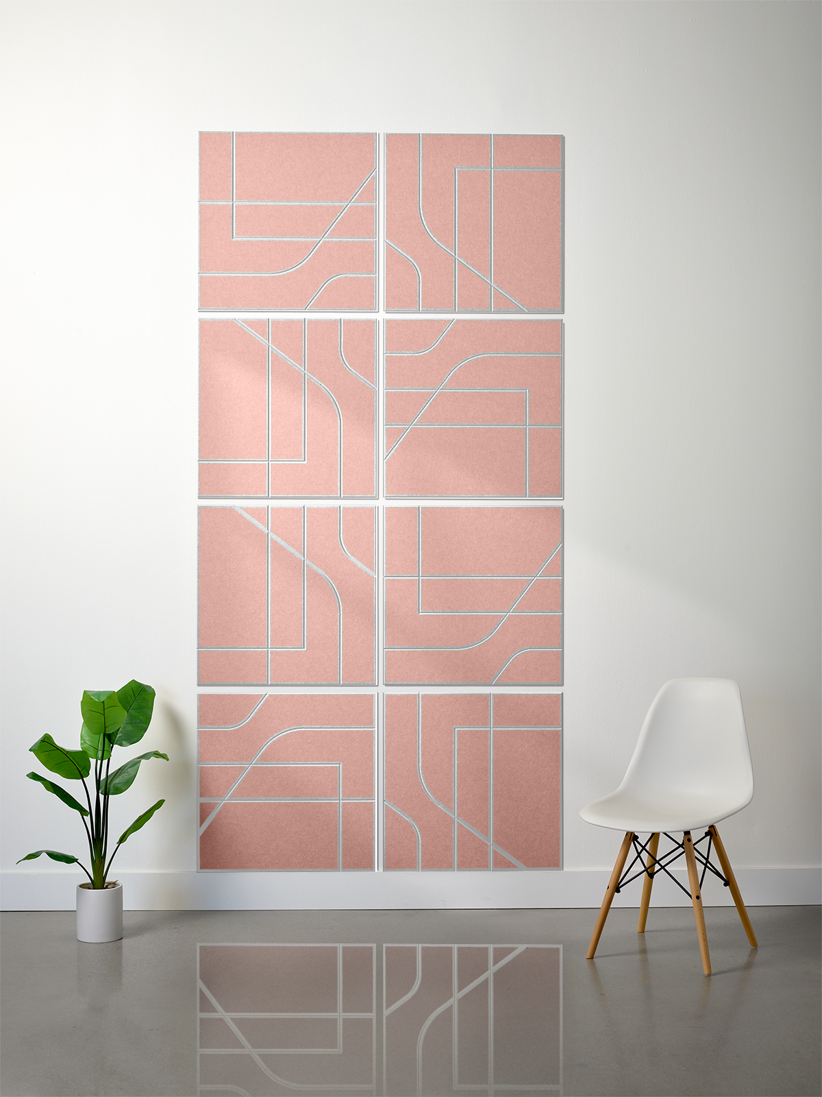 18mm Layered Engraved 2'x2' Tile – Subway (Set of 8)