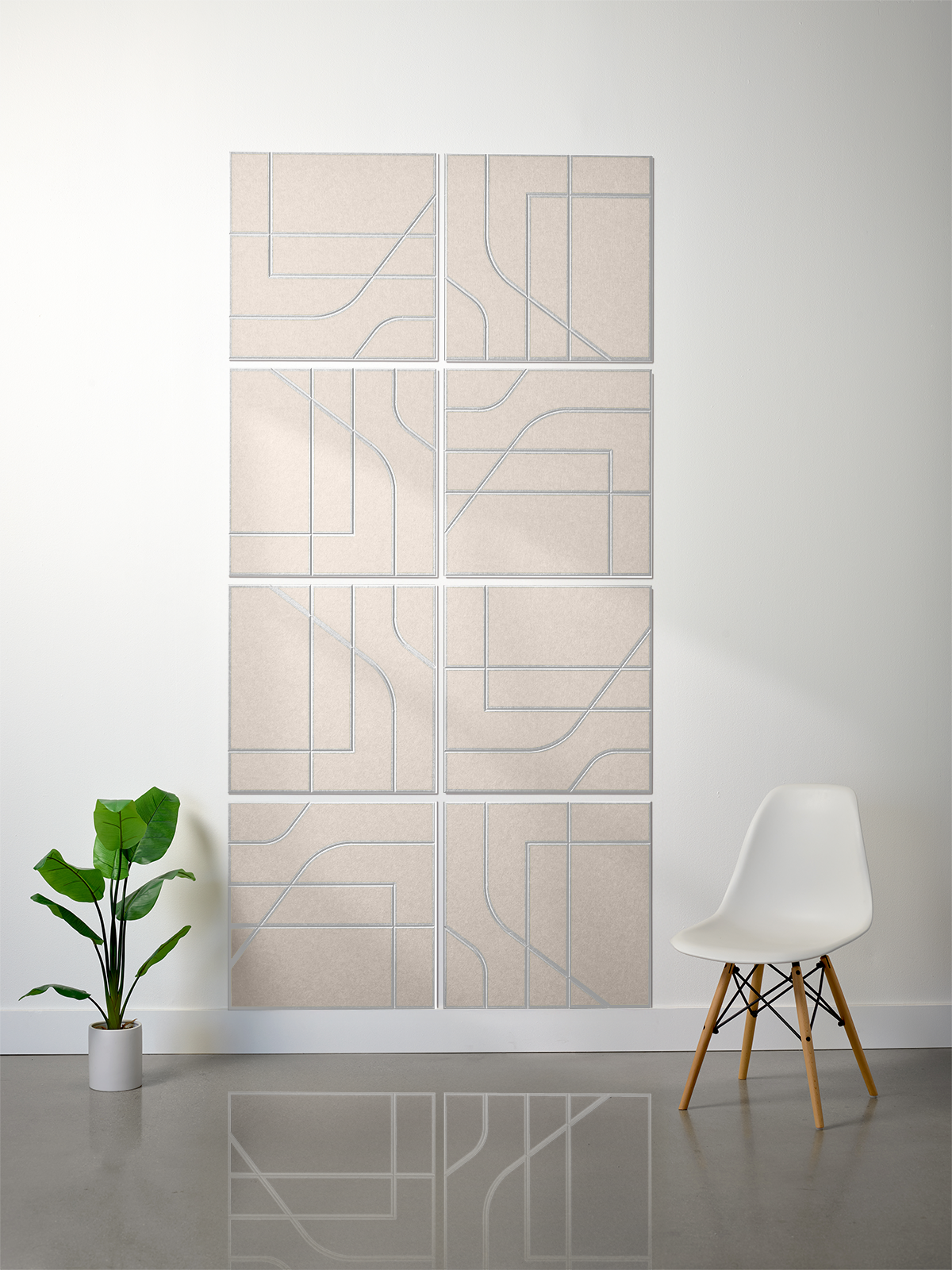 18mm Layered Engraved 2'x2' Tile – Subway (Set of 8)