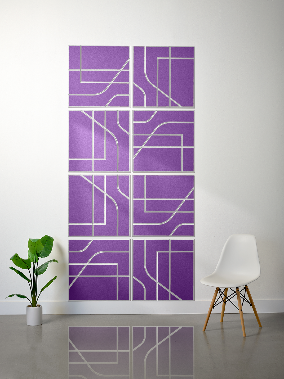 18mm Layered Engraved 2'x2' Tile – Subway (Set of 8)