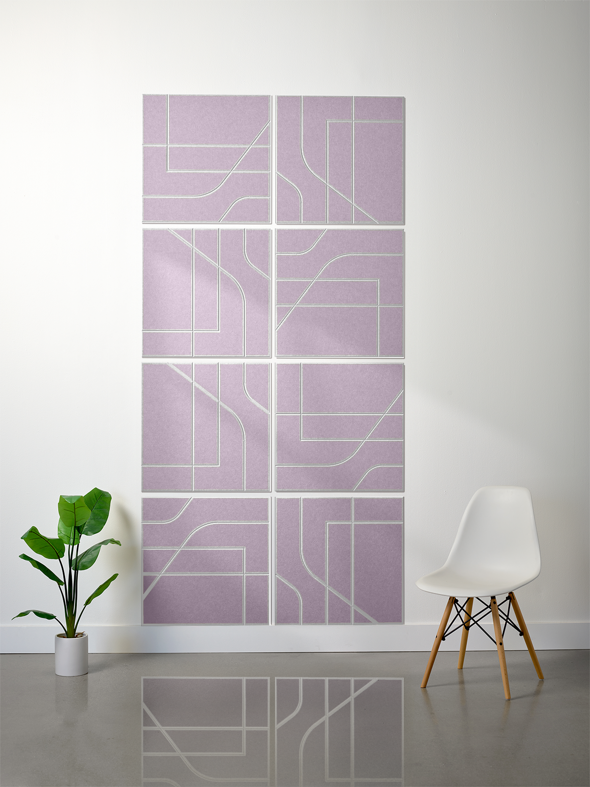 18mm Layered Engraved 2'x2' Tile – Subway (Set of 8)