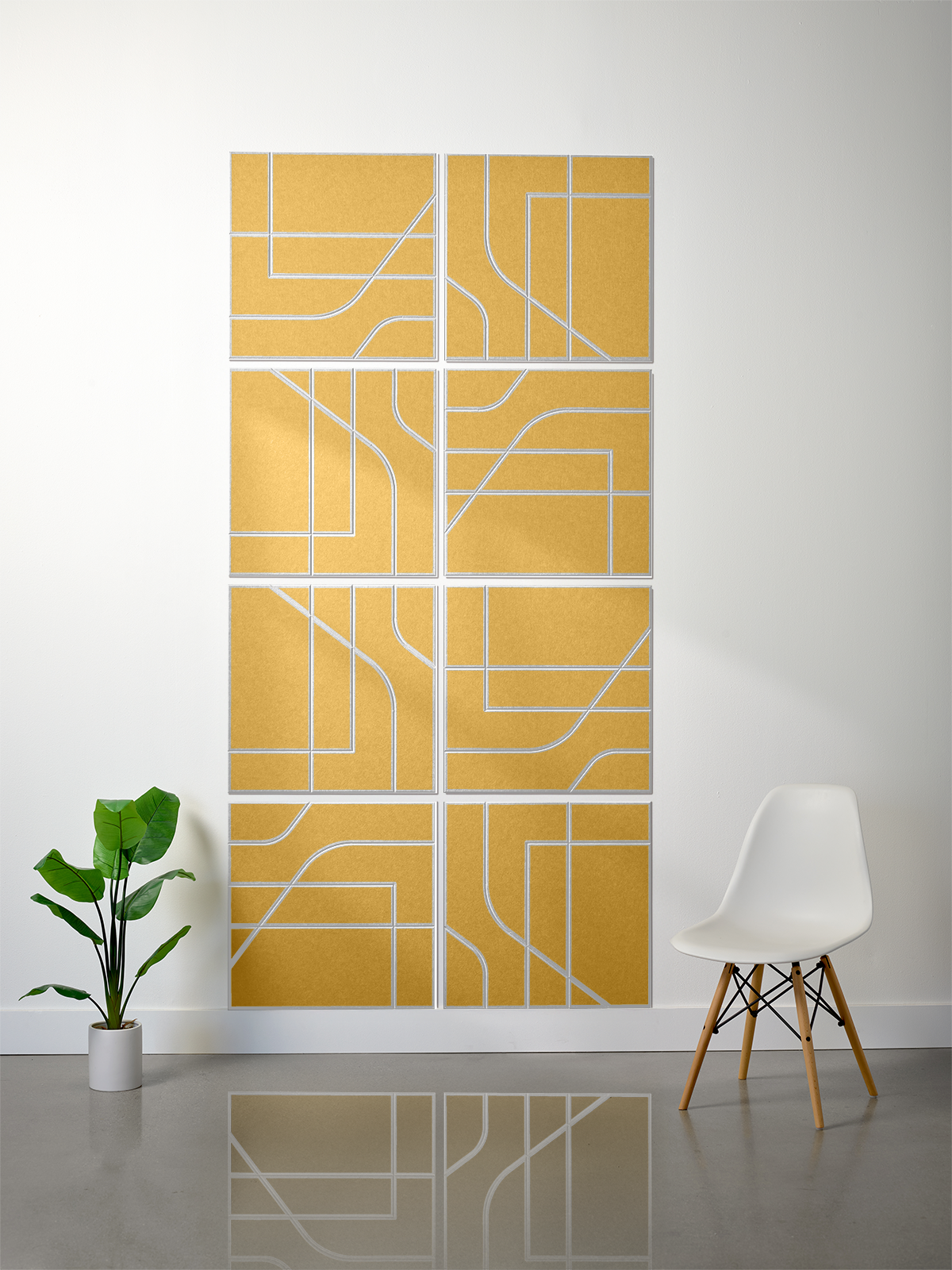 18mm Layered Engraved 2'x2' Tile – Subway (Set of 8)