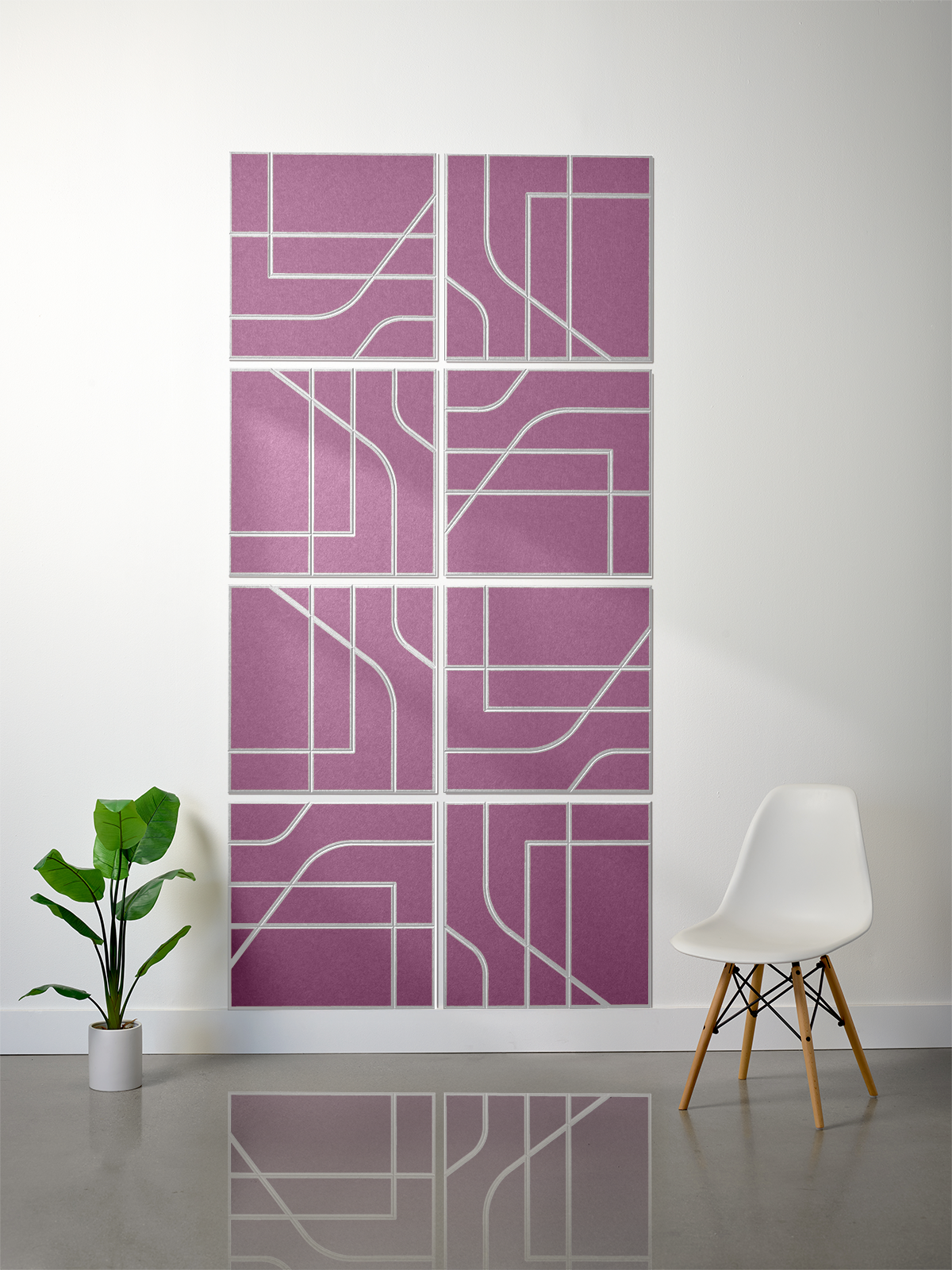 18mm Layered Engraved 2'x2' Tile – Subway (Set of 8)