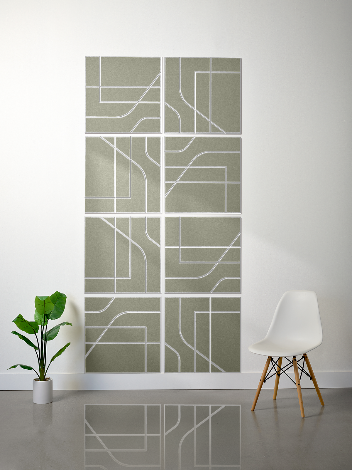 18mm Layered Engraved 2'x2' Tile – Subway (Set of 8)