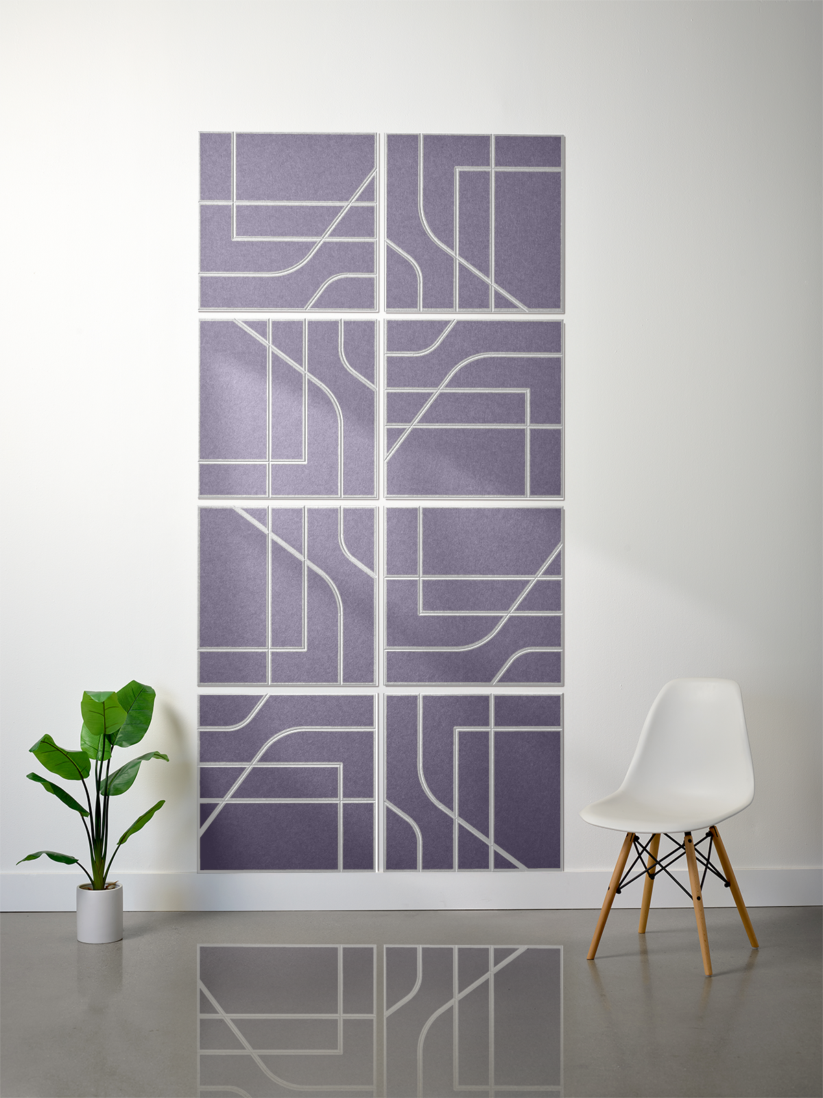 18mm Layered Engraved 2'x2' Tile – Subway (Set of 8)