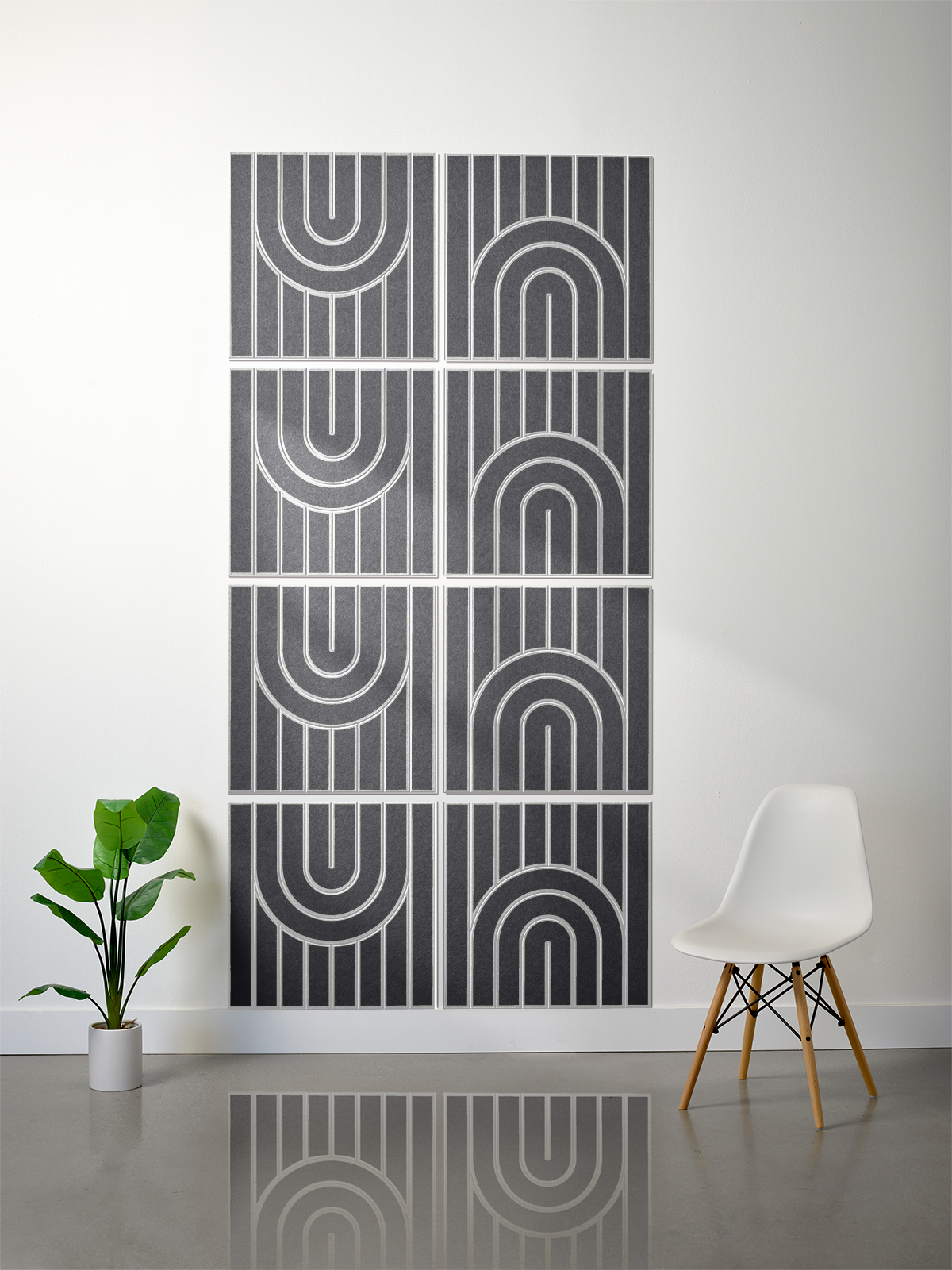 18mm Layered Engraved 2'x2' Tile – Zen