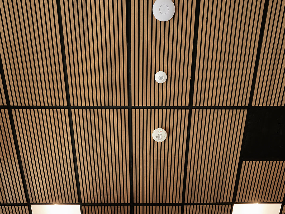 Oak Black Wood Slat Ceiling Panel