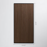 2' x 4 ' Wood Slat Ceiling Tiles