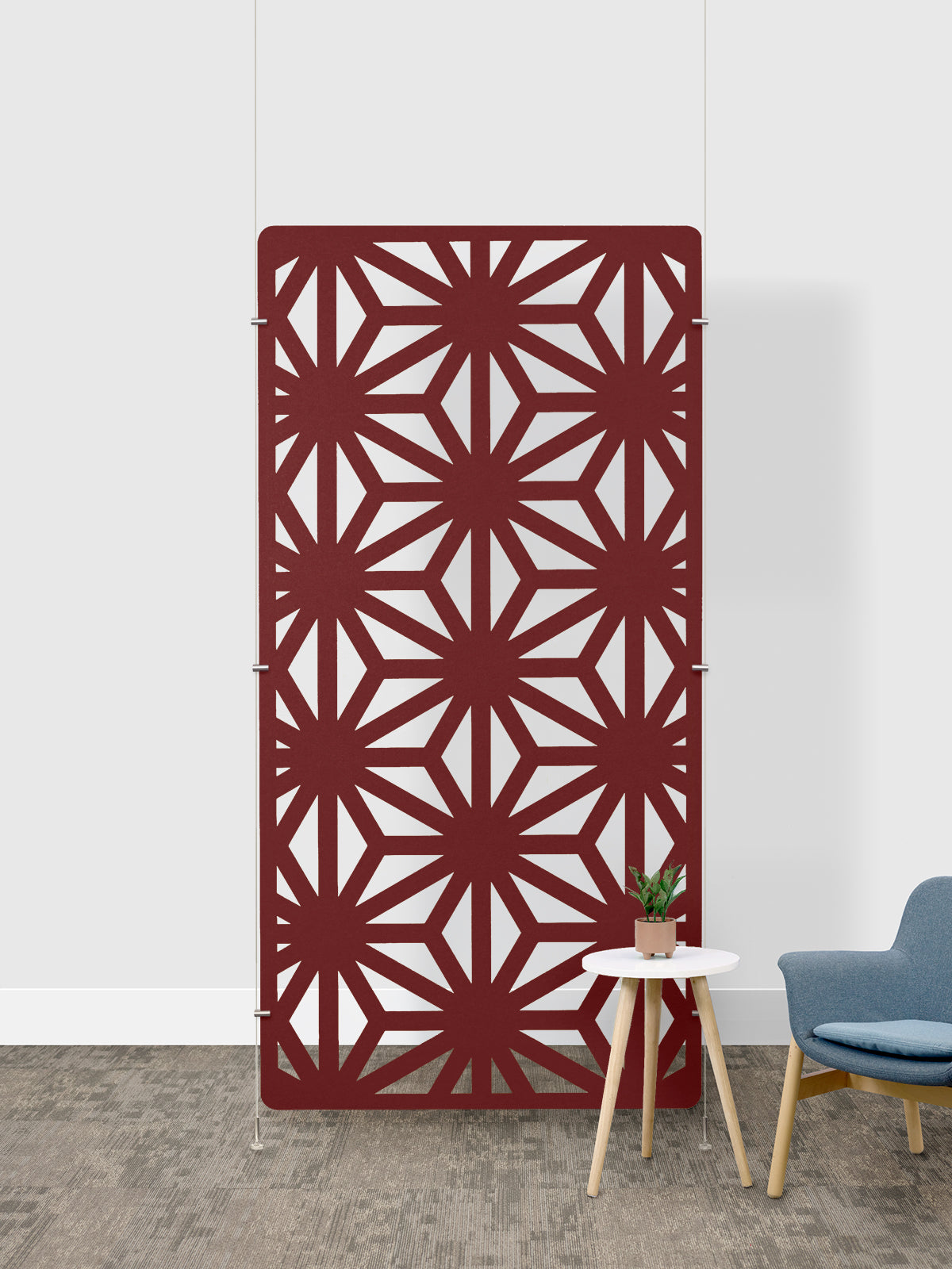 Anchored Room Dividers