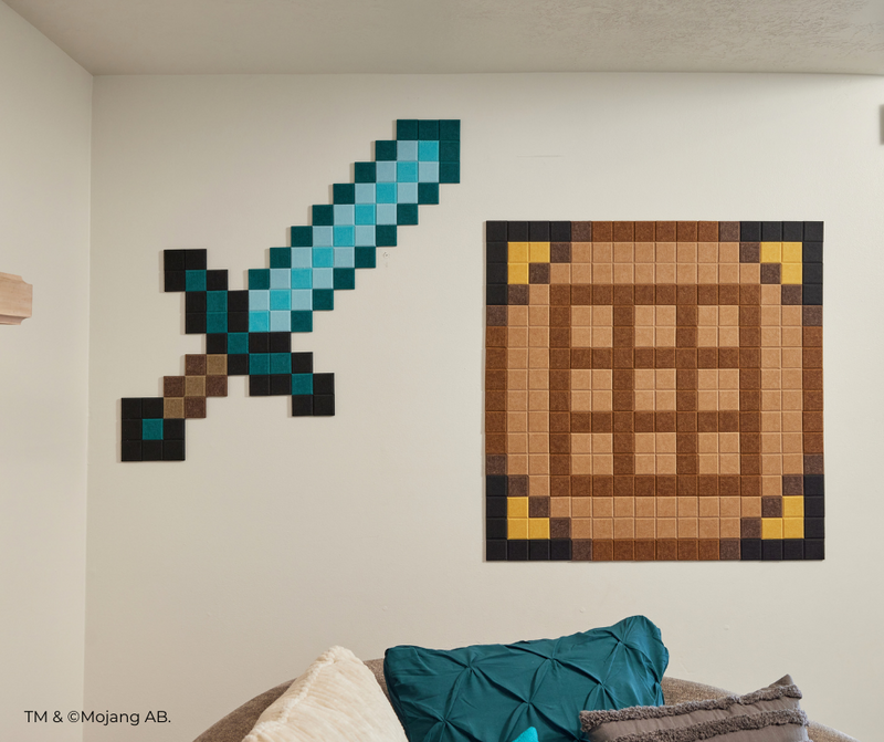 minecraft felt tiles for walls