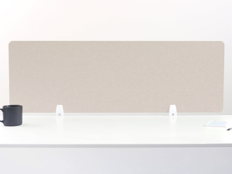 Latte Blank Large Desk Divider