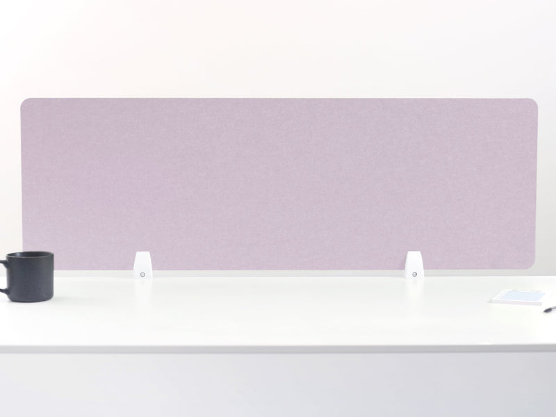 Lilac Blank Large Desk Divider