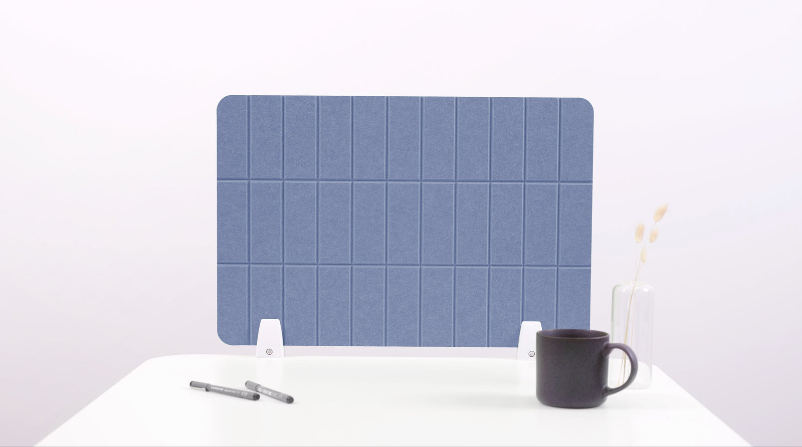 Small Periwinkle Desk Divider