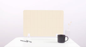Small Ivory Desk Divider